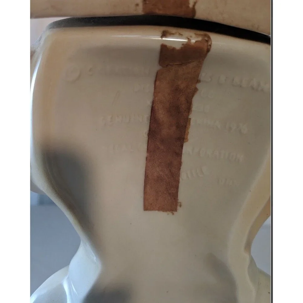 Goofy Face Of Mortimer Snerd Collectible Kentucky Whiskey Porcelain Decanter